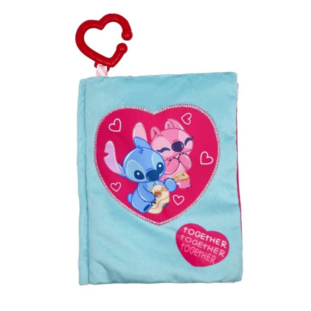 Disney Baby Lilo and Stitch Valentine Soft Photo Album Baby Learning Toy